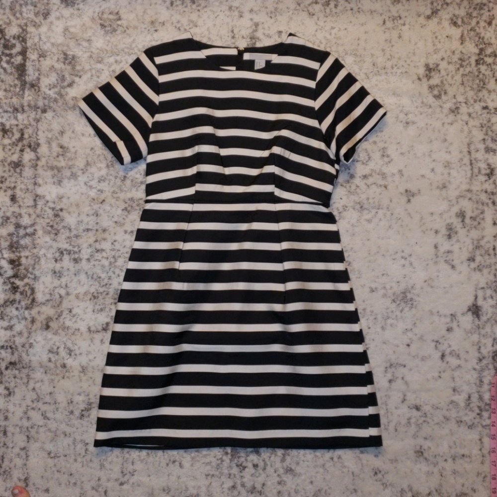 NWOT H&M Black and White Striped Dress
